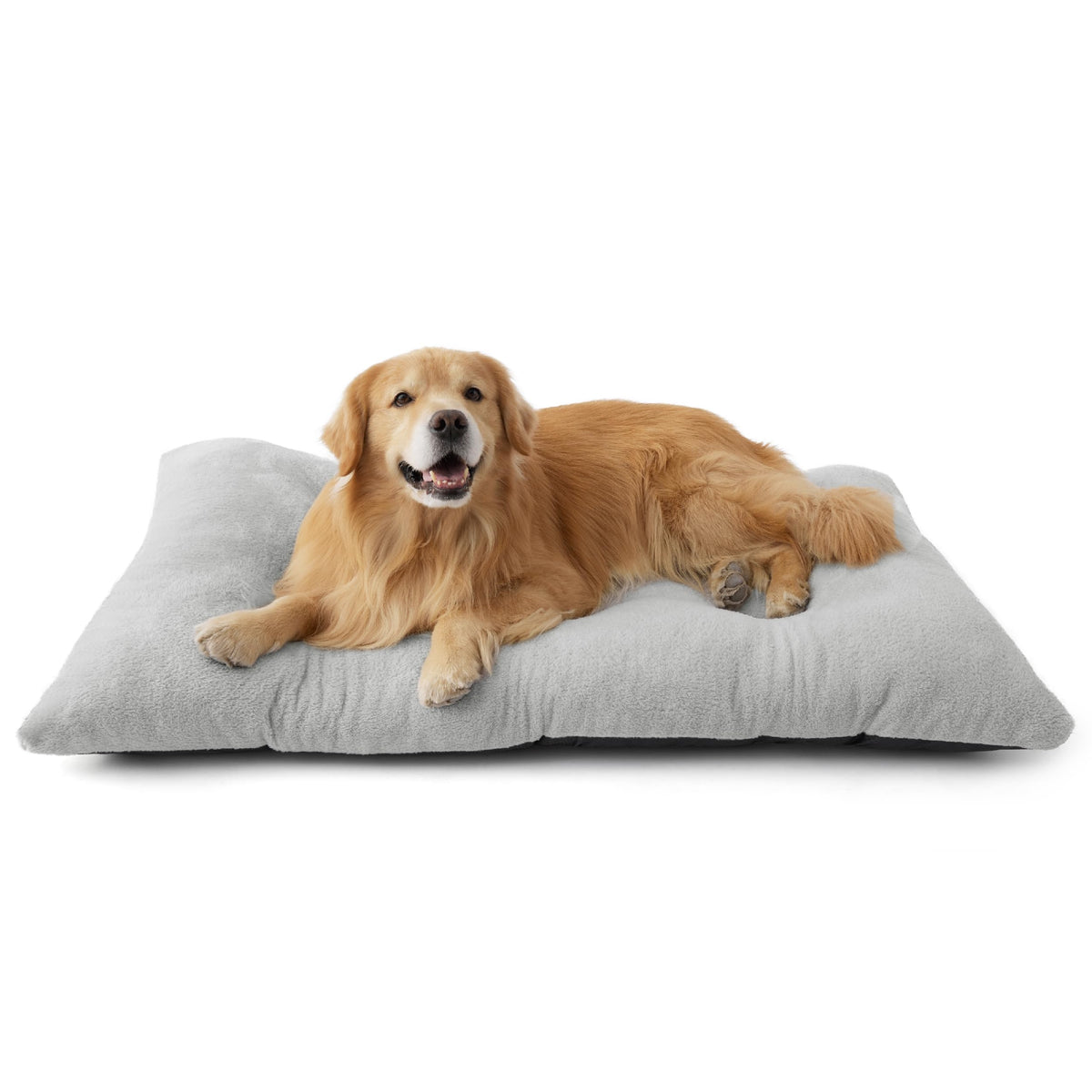 Bedsure XXL dog bed plush fabric closeup shows cozy comfort for naps
