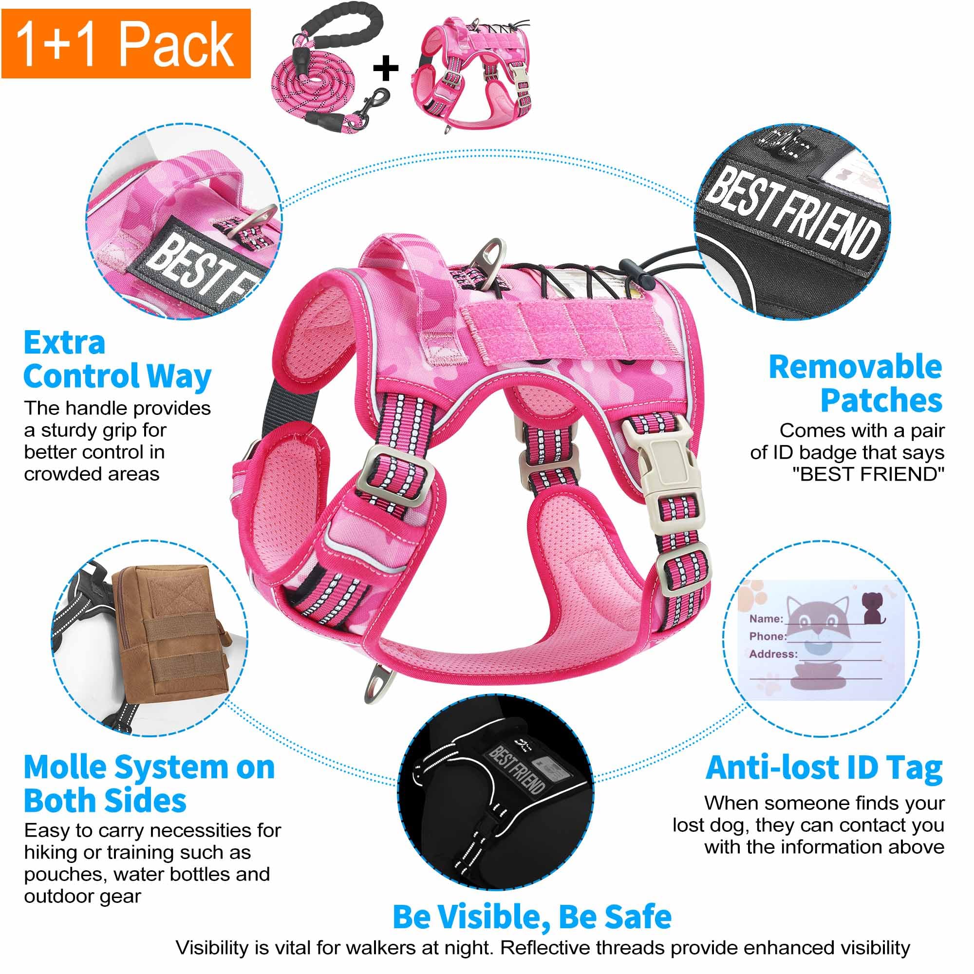 Beebiepet anti-lost ID tag helps keep owner contact information accessible.