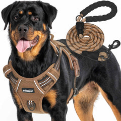 Beebiepet heavy-duty tactical dog harness for large dogs — secure fit for powerful pets.