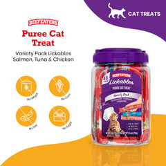 Beefeaters Lickable Puree Chicken tube grain-free formula for daily treat and topper.