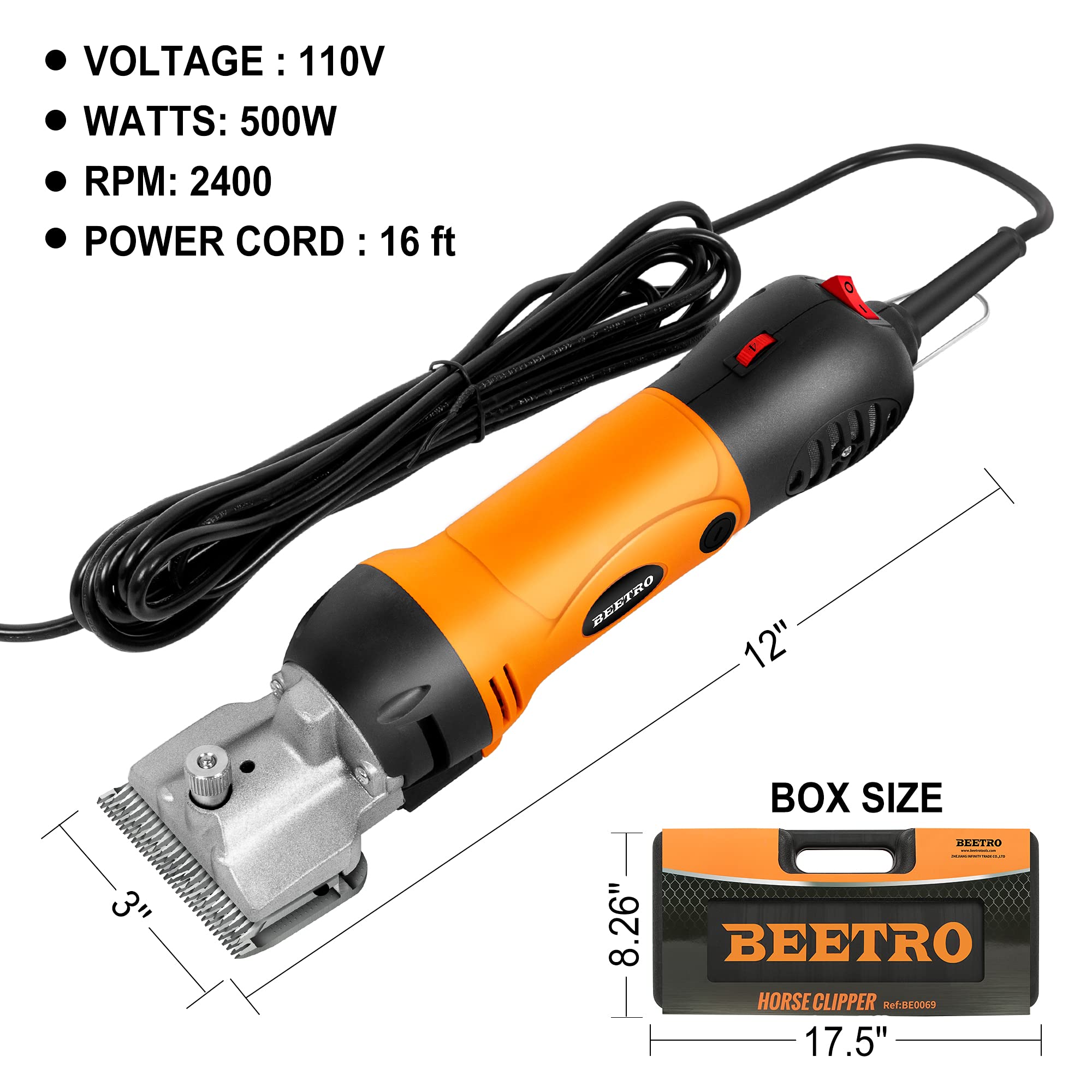 BEETRO extra blades set enables quick blade changes and continued performance
