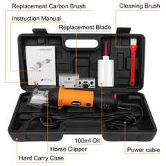 BEETRO horse shears side view shows compact ergonomic design for handling