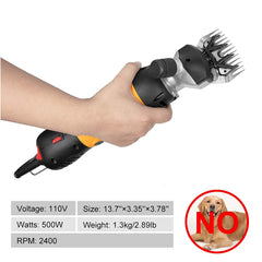 BEETRO 500W sheep shears in-use design supports comfortable handling during long sessions.