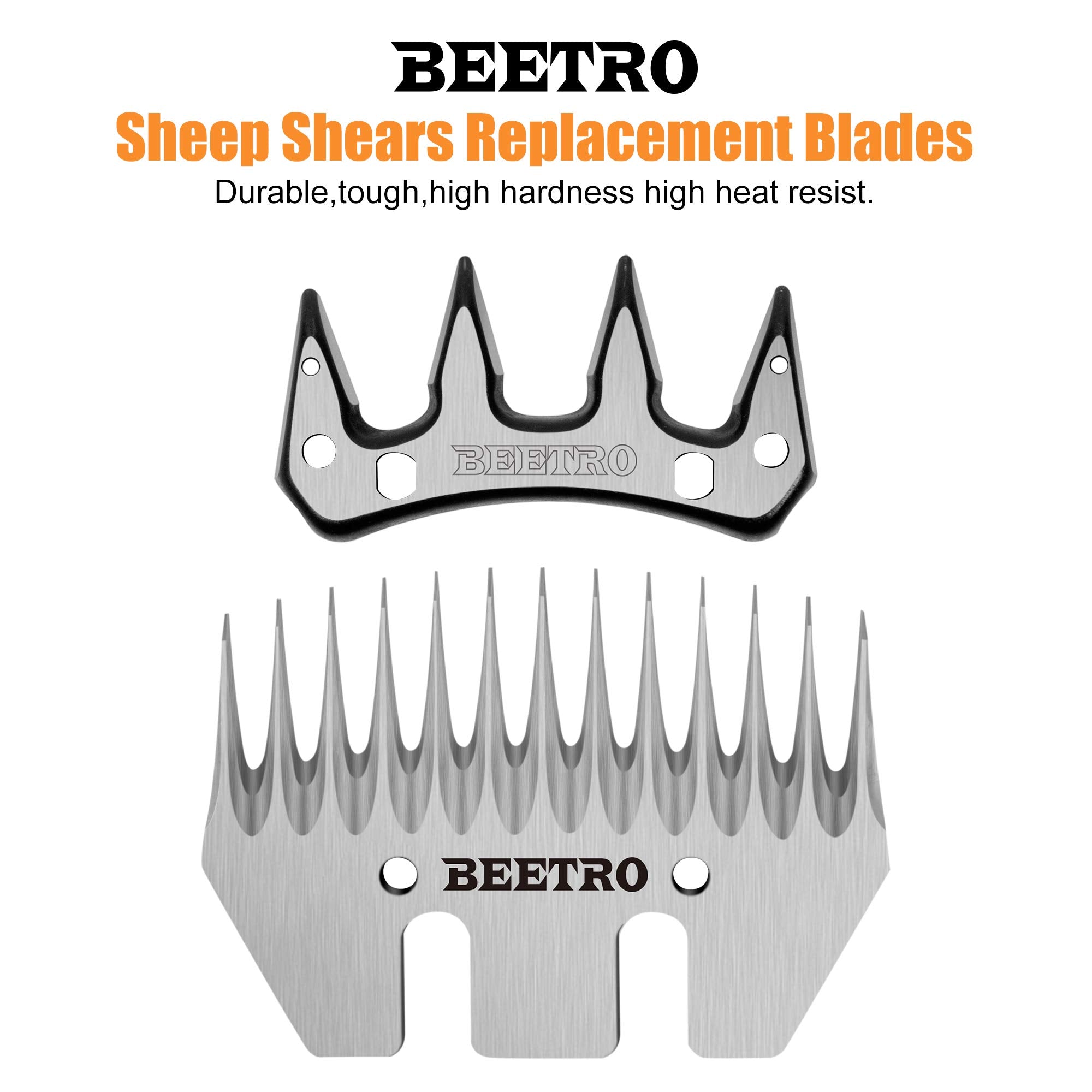 BEETRO 4-tooth cutter blade for clean cuts on goats and alpacas