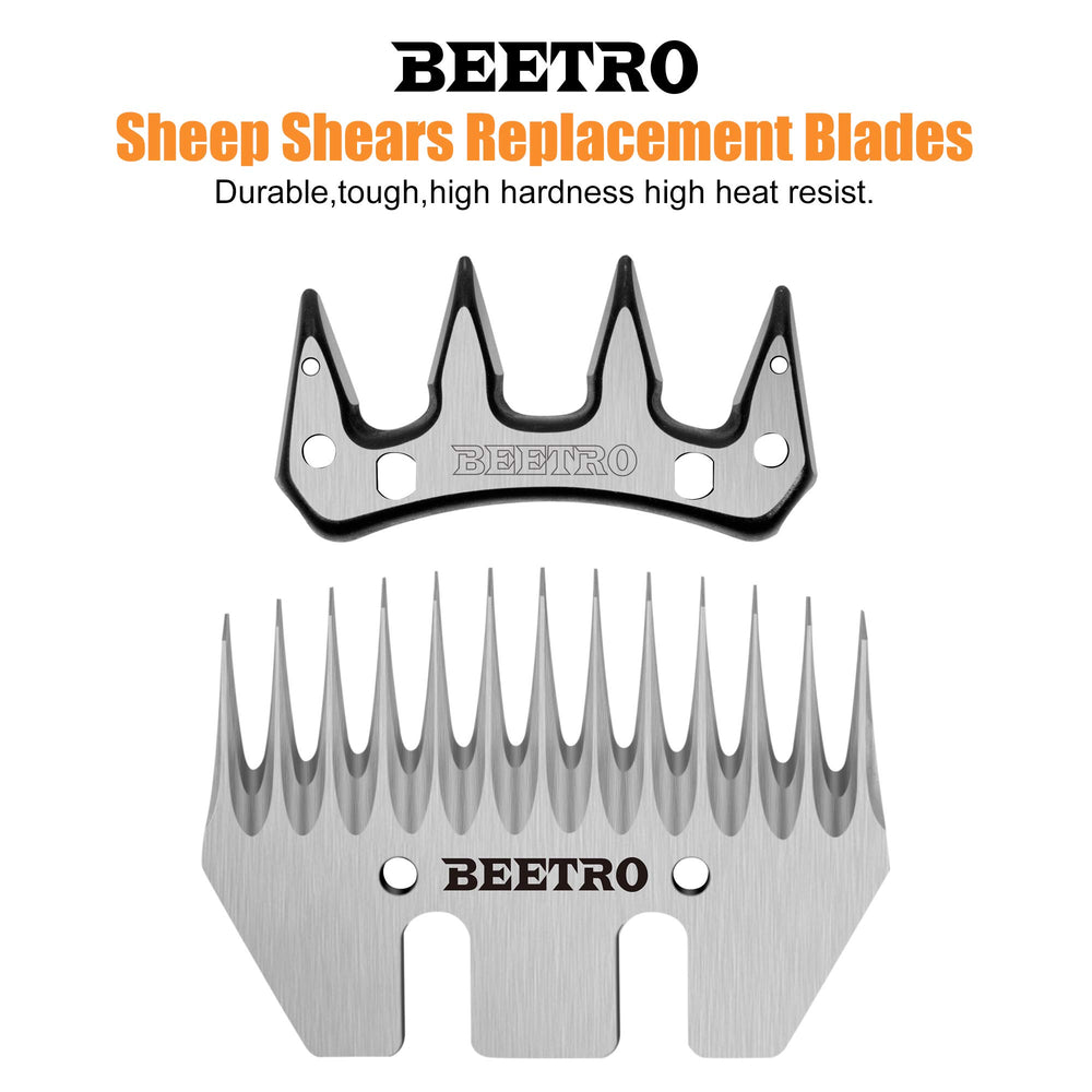 BEETRO 4-tooth cutter blade for clean cuts on goats and alpacas