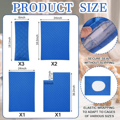 Beeveer ramp covers in blue keep ramps safe and debris-free for smooth climbs.