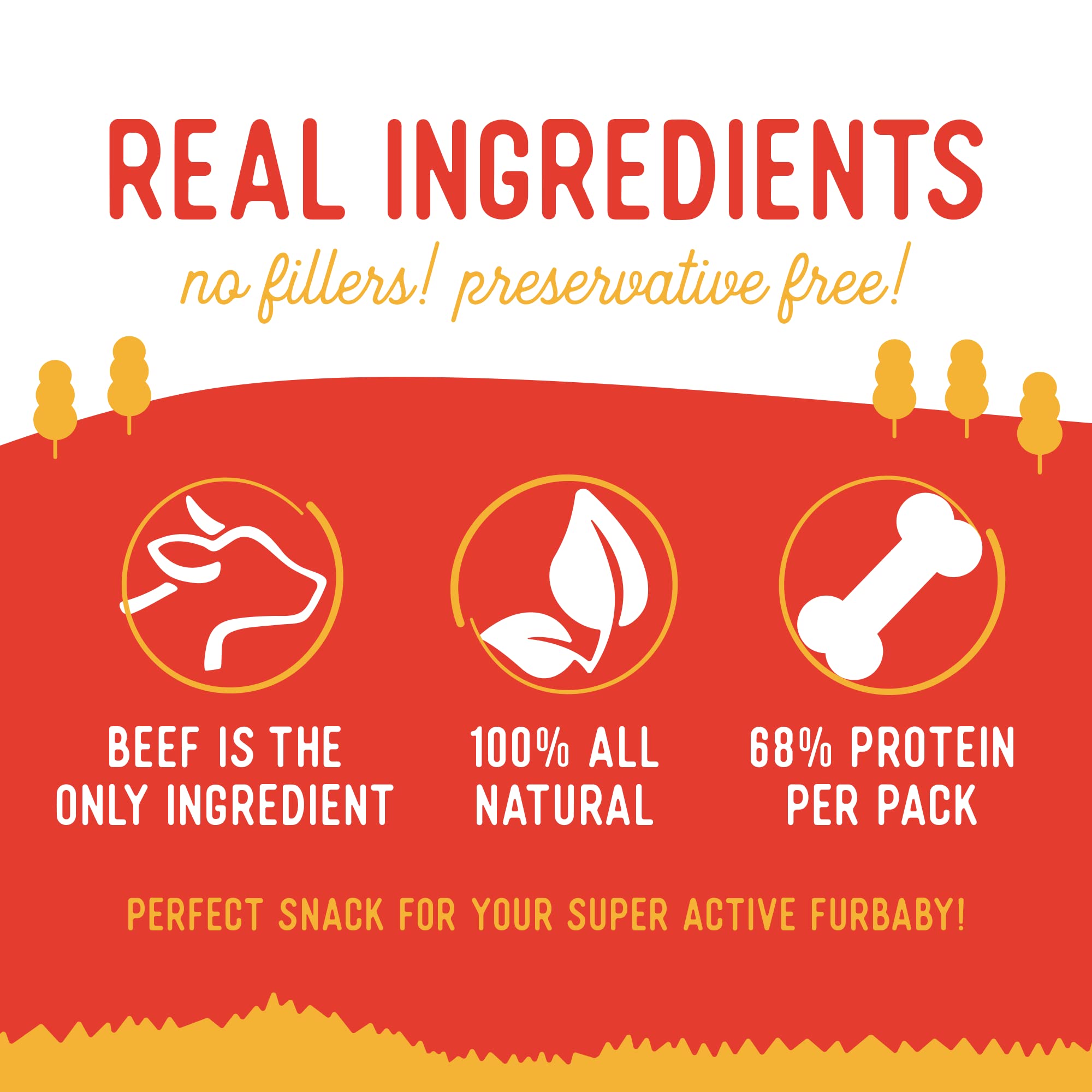 Beg & Barker beef liver jerky in resealable bag for daily snacks