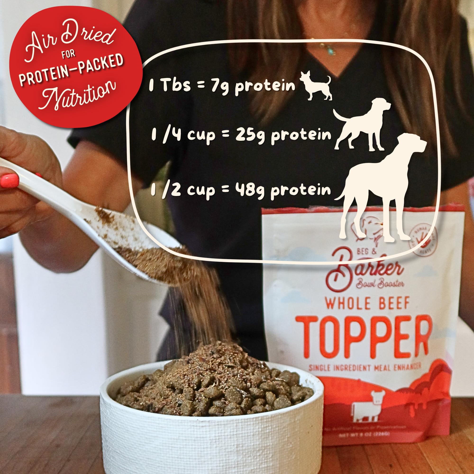 Beg & Barker training treats convert meals into rewarding moments.