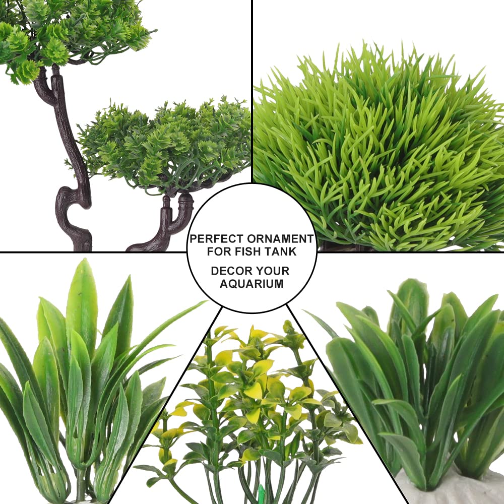 BEGONDIS 25Pcs adds lush habitat in small to medium tanks for visual appeal.