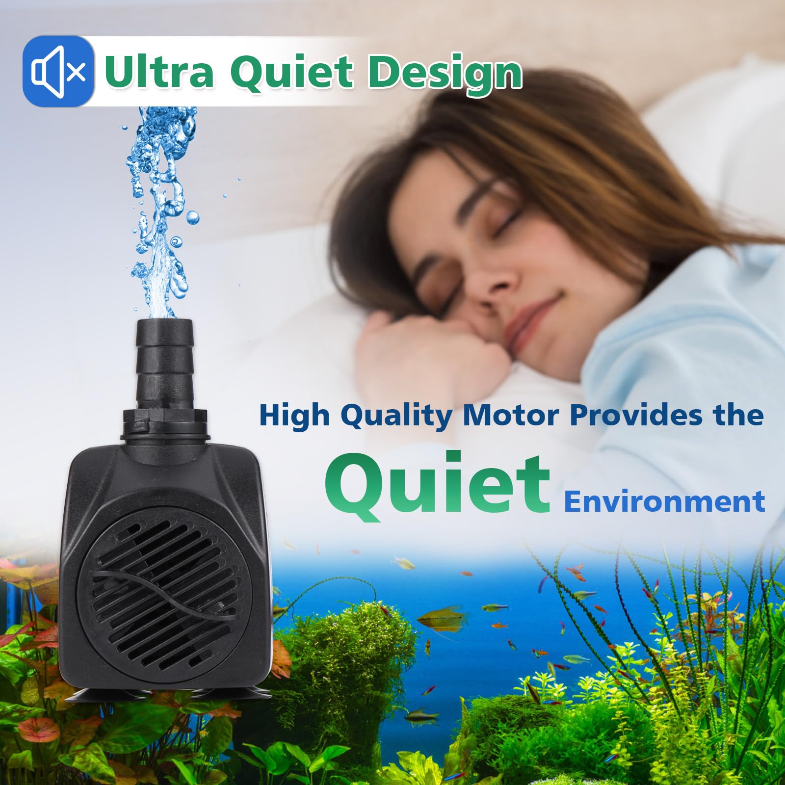 BeGreenPro detachable pump design simplifies cleaning and maintenance.