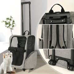 Beidingsen pet trolley bag folded red space saving storage