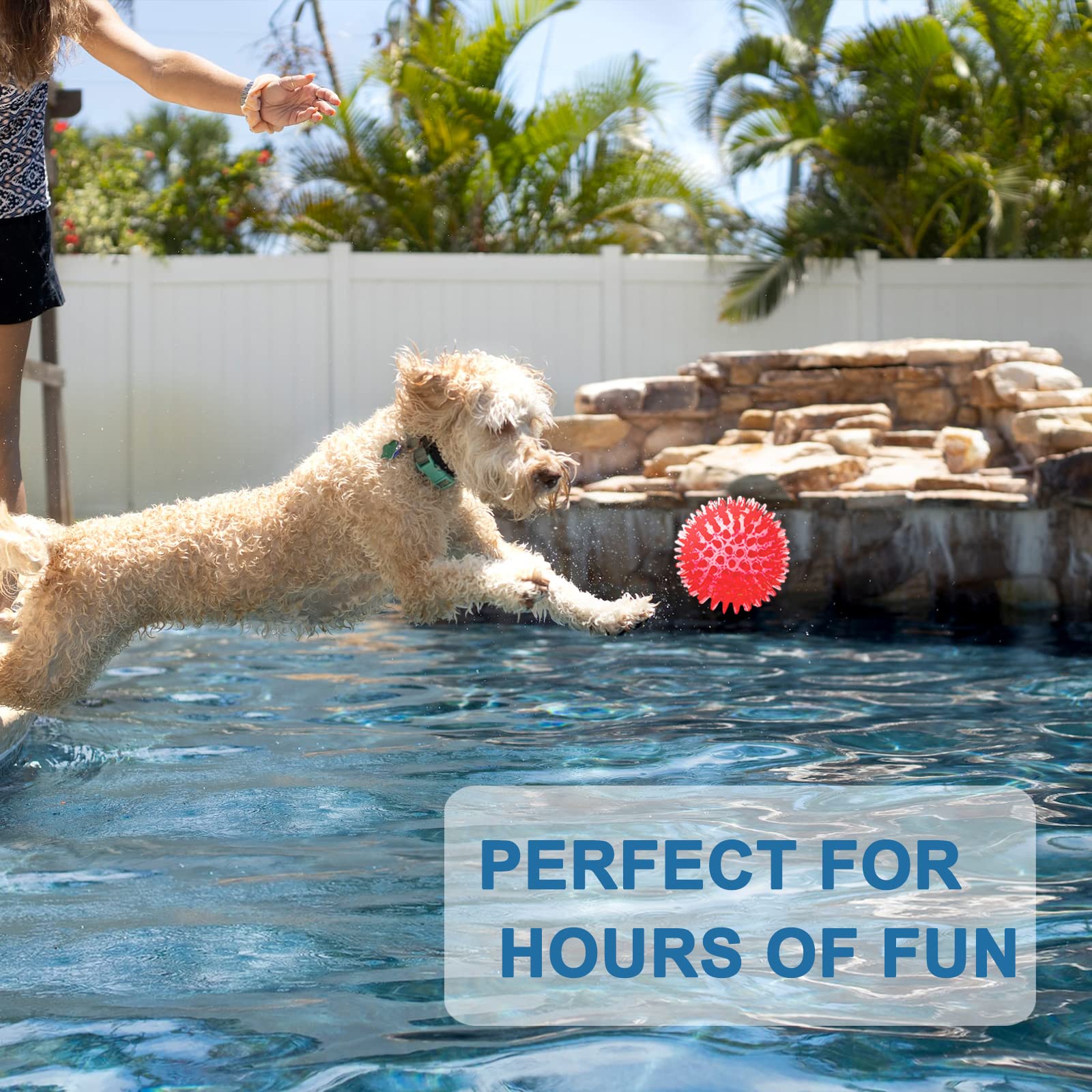 Beieverluck durable bounce dog ball ideal for high-energy outdoor fetch.