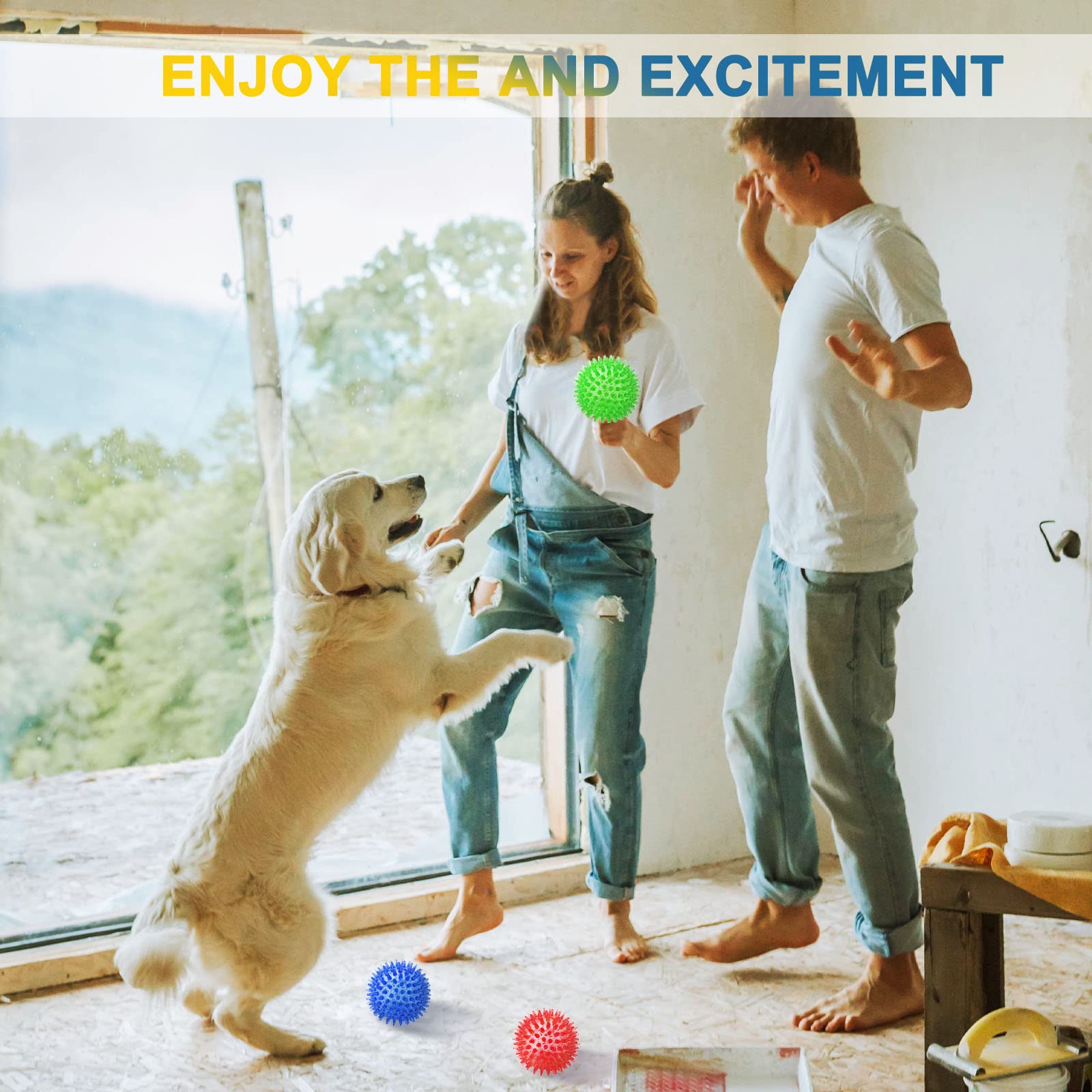 Beieverluck outdoor fetch toy for exercise and training in yard or park.