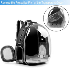 BEIKOTT cat backpack front zipper allows easy pet loading and quick access.