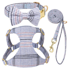 Beirui extra-small dog harness blue front view for quick, comfortable walks.