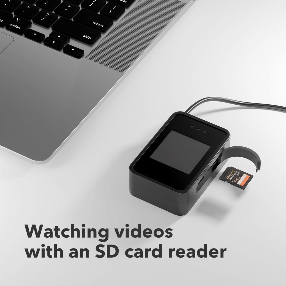 BEISLUO package includes monitor, camera, case, USB cable, SD card, manual.