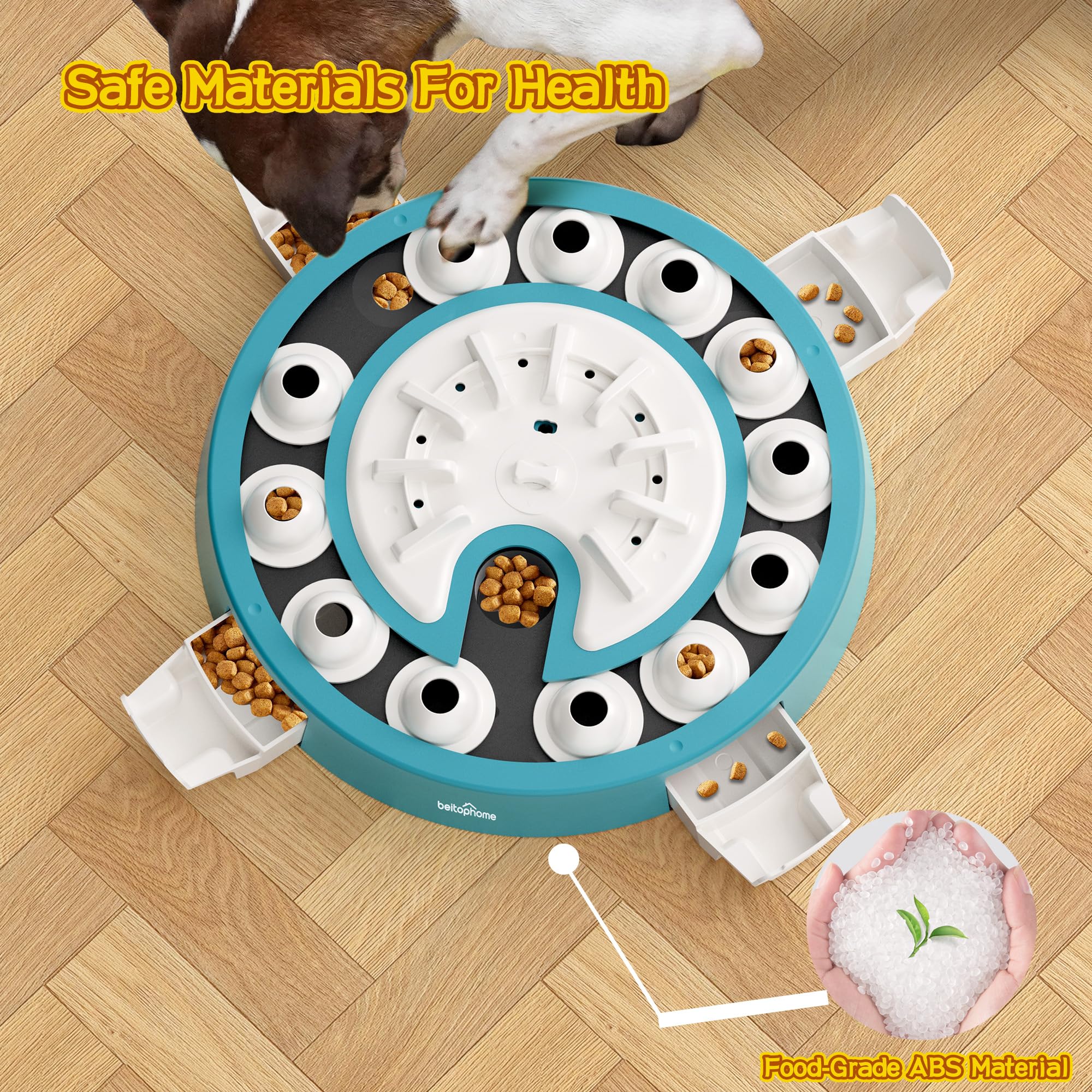 Beitophome Dog Puzzle Level 4 slowing mealtime to promote mindful eating