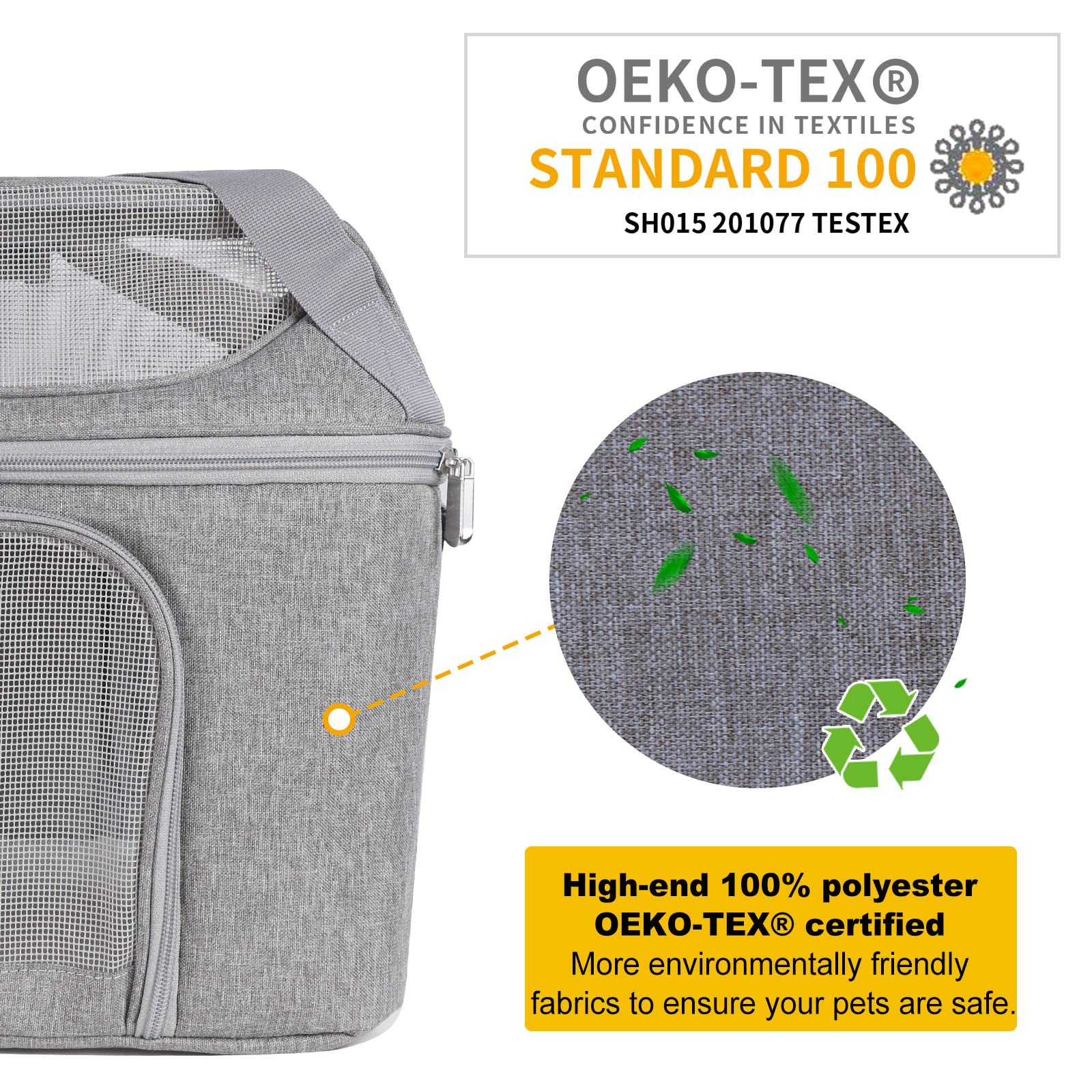 Bejibear airline-approved pet carrier ready for flights and trips.