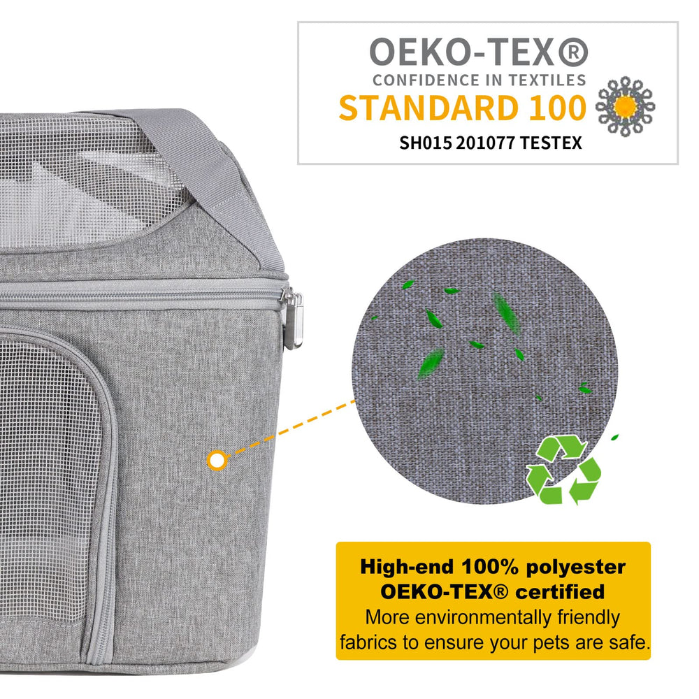 Bejibear airline-approved pet carrier ready for flights and trips.