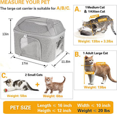 Bejibear cat carrier side ventilation window viewable interior for pet comfort.
