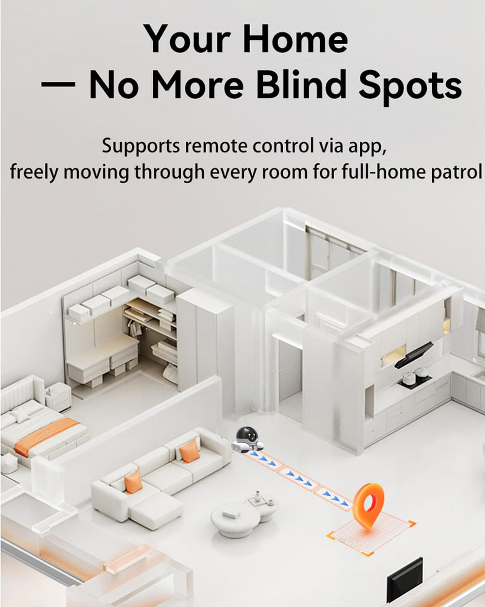 Belcore D8 motion detection alerts notify you of activity.
