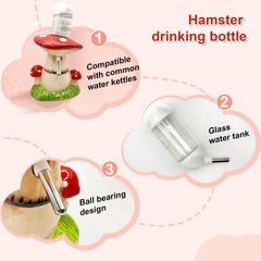 BELEATAL hamster food bowl makes feeding simple and tidy during daily routines.