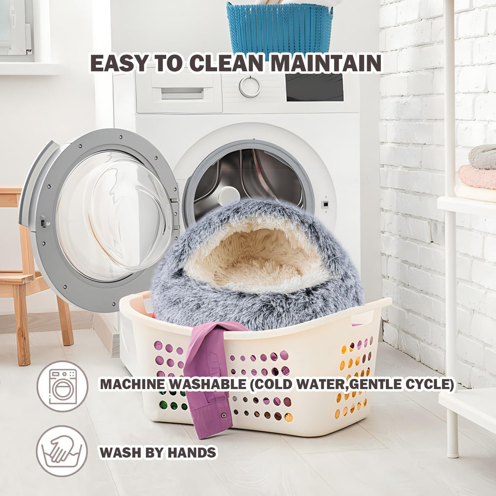 BELEEWILWON cat bed machine-washable design simplifies cleaning and freshness