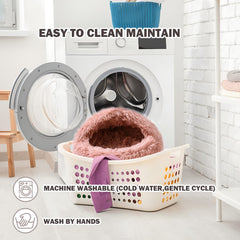 BELEEWILWON cat-bed-size-medium suits most small breeds for versatile use.