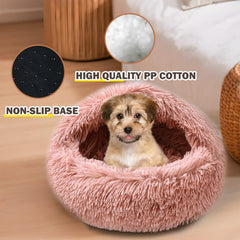 BELEEWILWON cat-bed-size-small fits small cats and dogs for snug, comfy rest.
