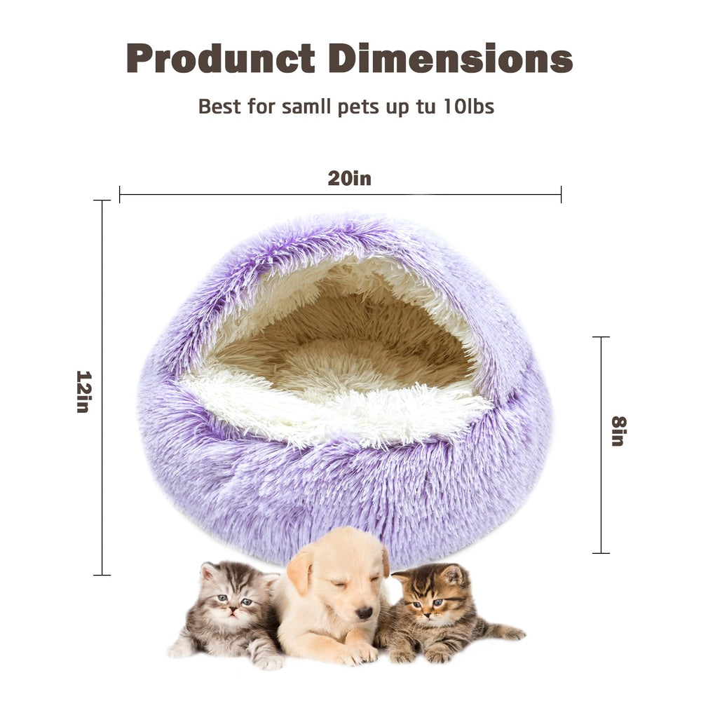 BELEEWILWON cat bed with soft fill provides plush comfort and joint support