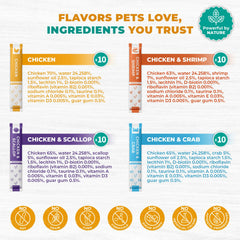 Beloved Pets creamy lickable treats scallop tube for kitten snacking ritual