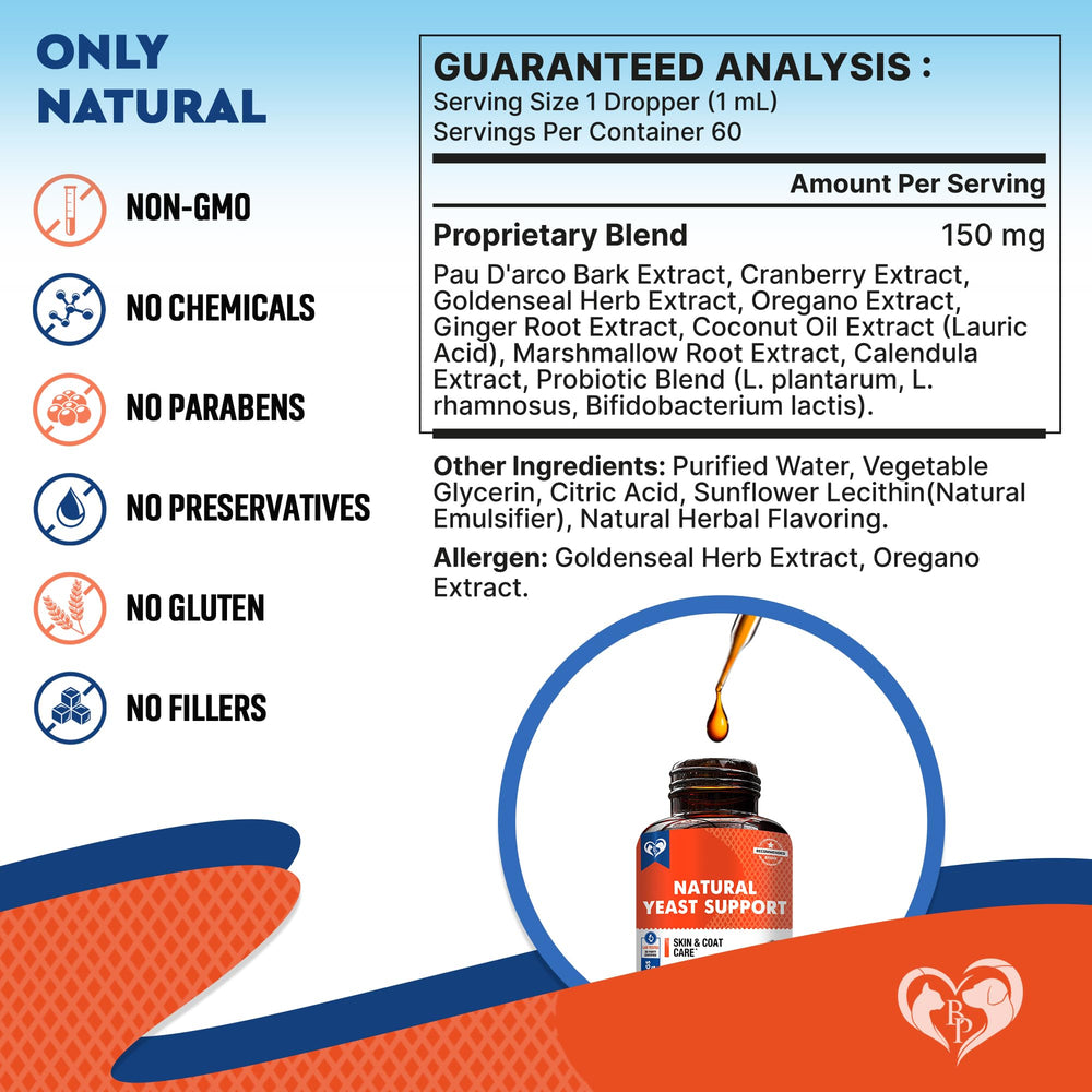 Beloved Pets drops with clear label for easy daily use