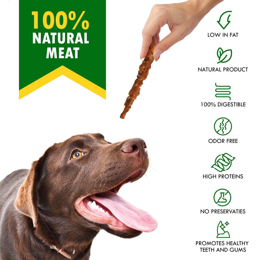 Beloved Pets chicken-wrapped rawhide dental chew promotes lasting flavor and breath-freshening moments