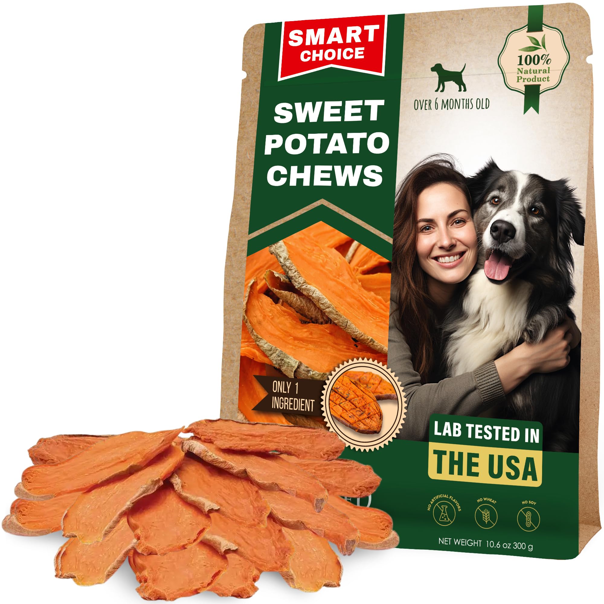 Beloved Pets sweet potato chips 10.6 oz bag ready for training rewards