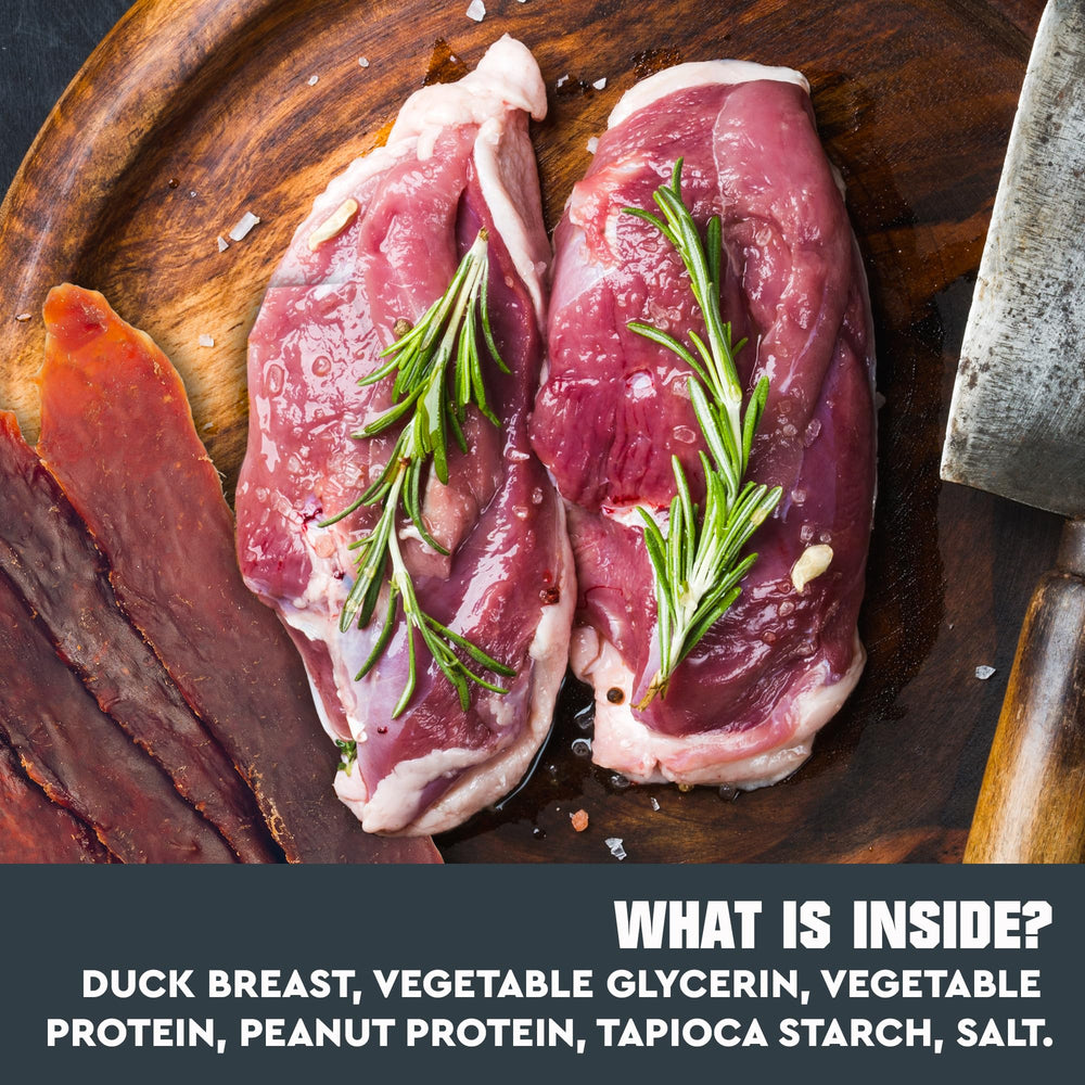 Beloved Pets Duck Jerky bulk packaging—convenient pack for frequent training.