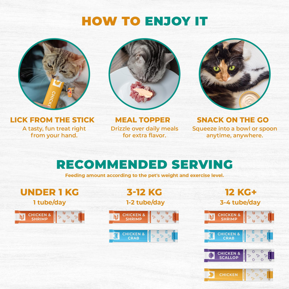 Beloved Pets hydration snack tube showing moisture-rich cat treat