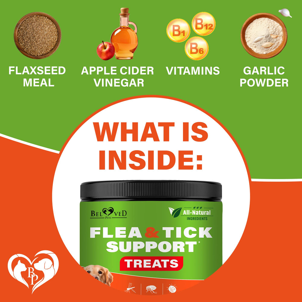 Beloved Pets natural ingredients label on dog chews packaging