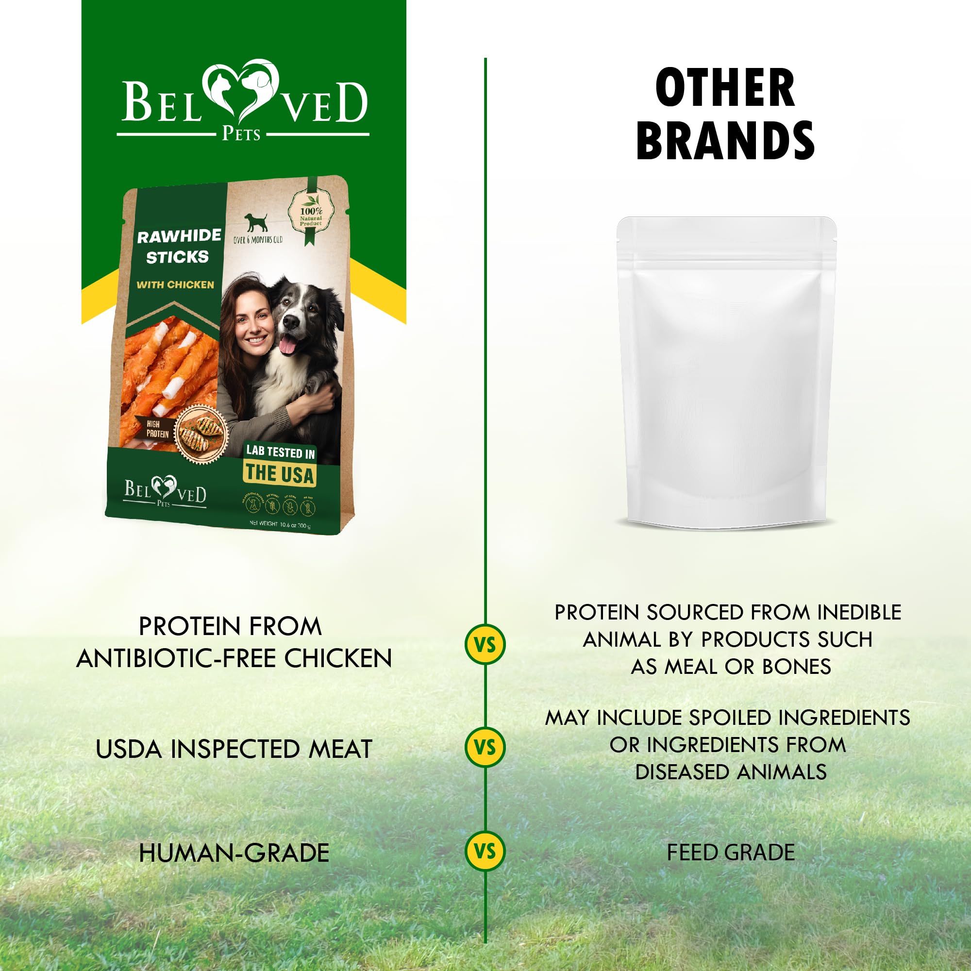 Beloved Pets sin granos y sin gluten, premio natural