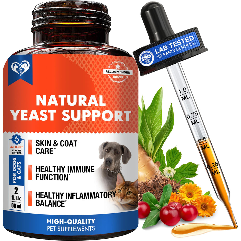 Beloved Pets yeast infection drops bottle ready for at-home itch relief