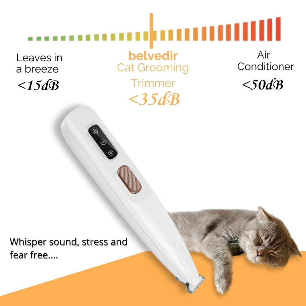 Belvedir Cat Grooming Trimmer body fur trimming for even coat.