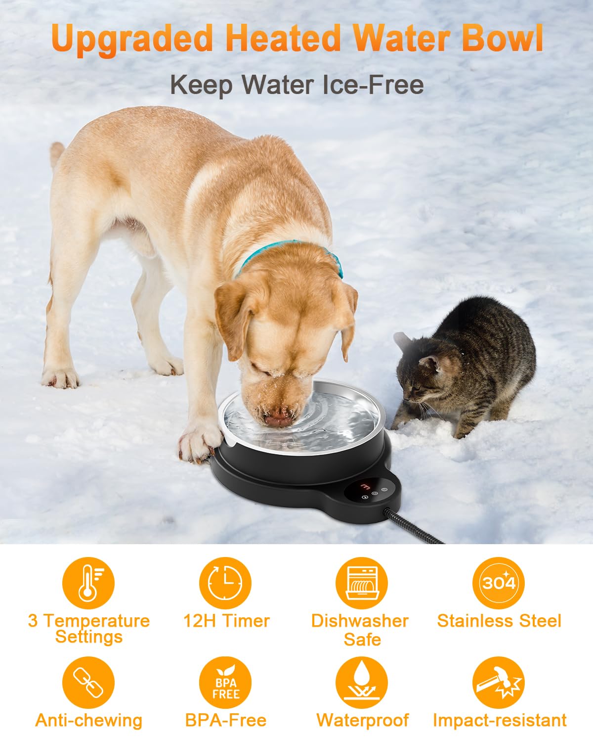 BEMOKURI 3-temp-settings control shows flexible warmth for changing outdoor conditions.