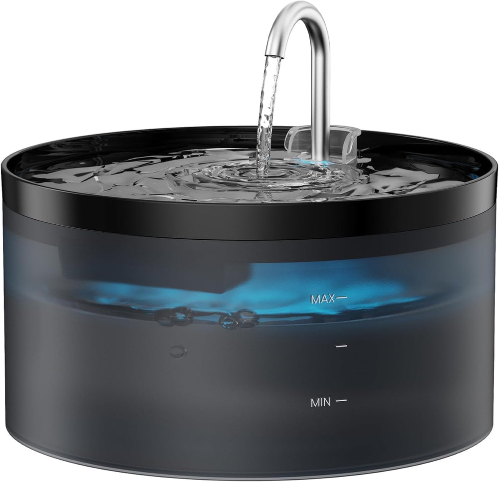 BEMOONY cat water fountain pouring action encourages hydration