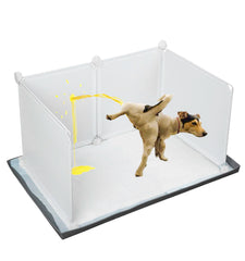 Bencacawinstyle dog litter box silicone pad protects floors and simplifies cleanup.