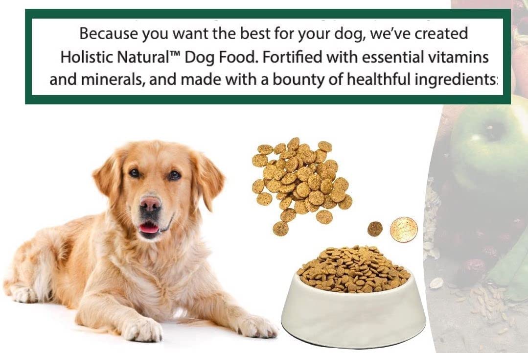 Bench & Field Holistic Natural dog food omega-fatty-acids support healthy skin and coat.