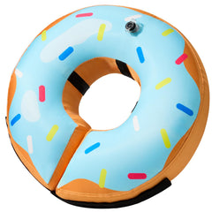 BENCMATE inflatable blue donut front view promotes comfort during recovery