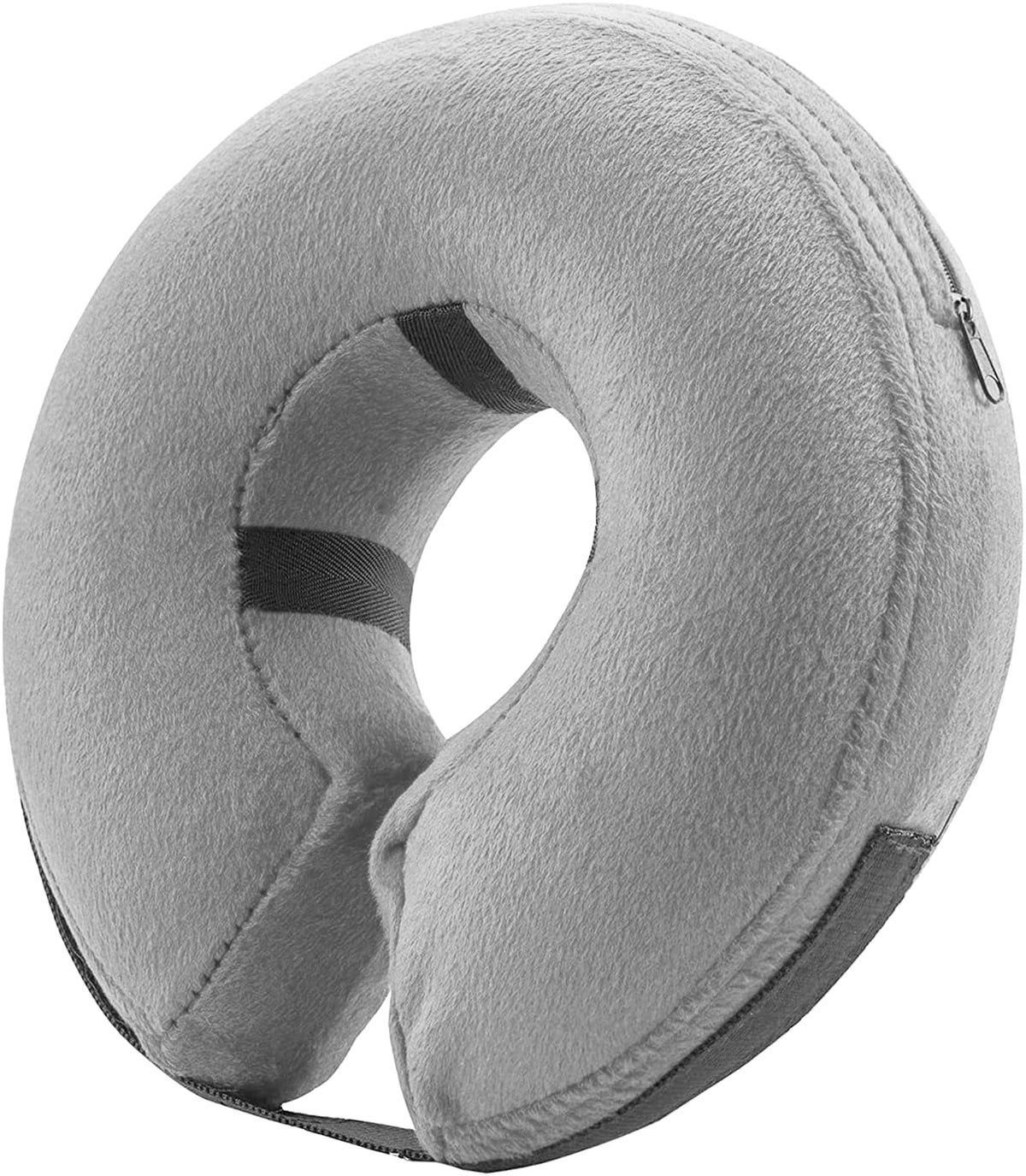 BENCMATE inflatable dog cone collar worn by a dog for comfortable recovery.