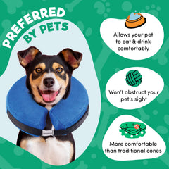 BENCMATE neck recovery e-collar donut interior supports healing