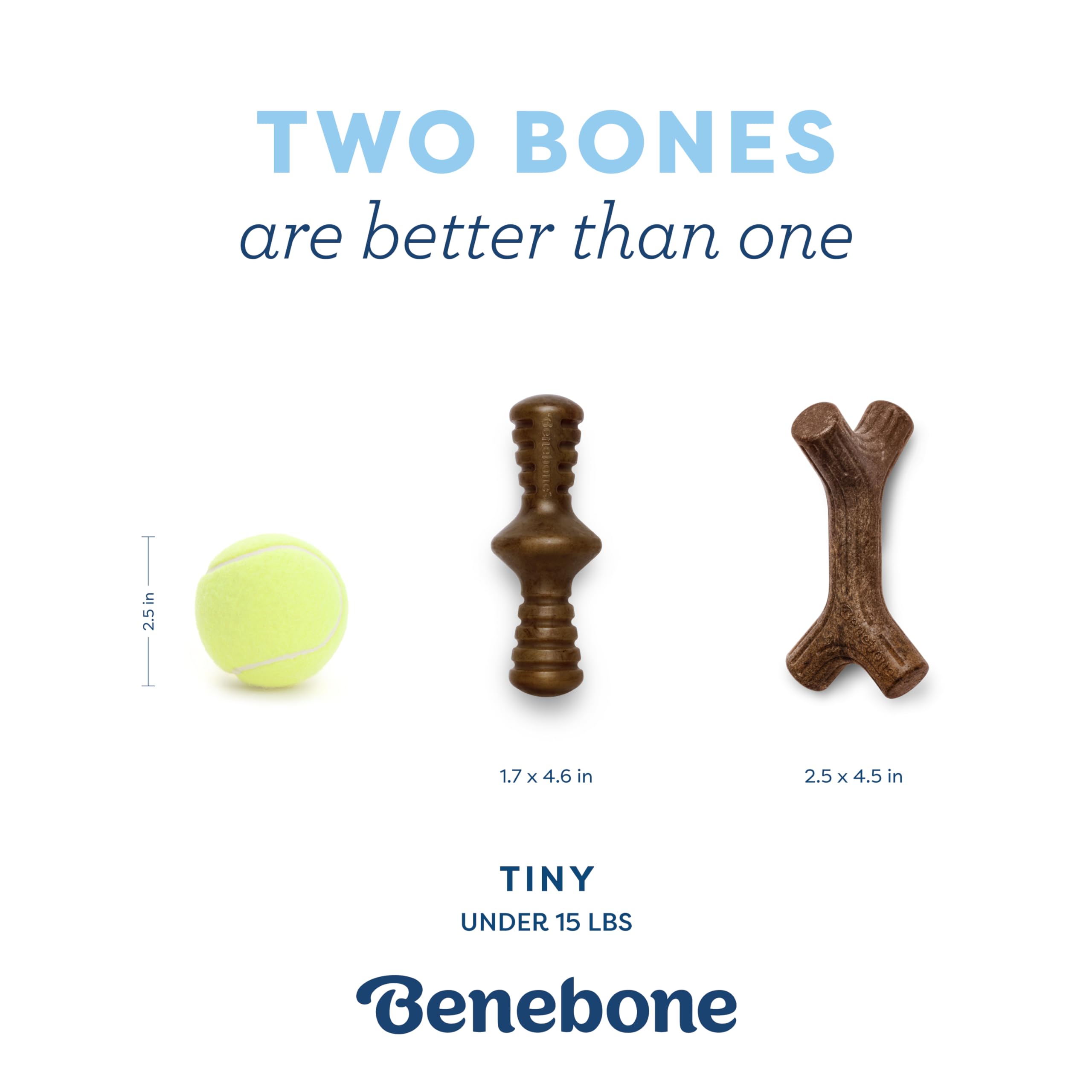 Benebone Puppy Maplestick Zaggler, hecho en Estados Unidos para máxima calidad