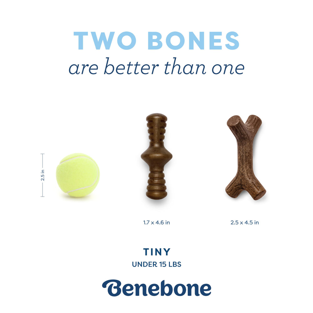 Benebone Puppy Maplestick Zaggler, hecho en Estados Unidos para máxima calidad