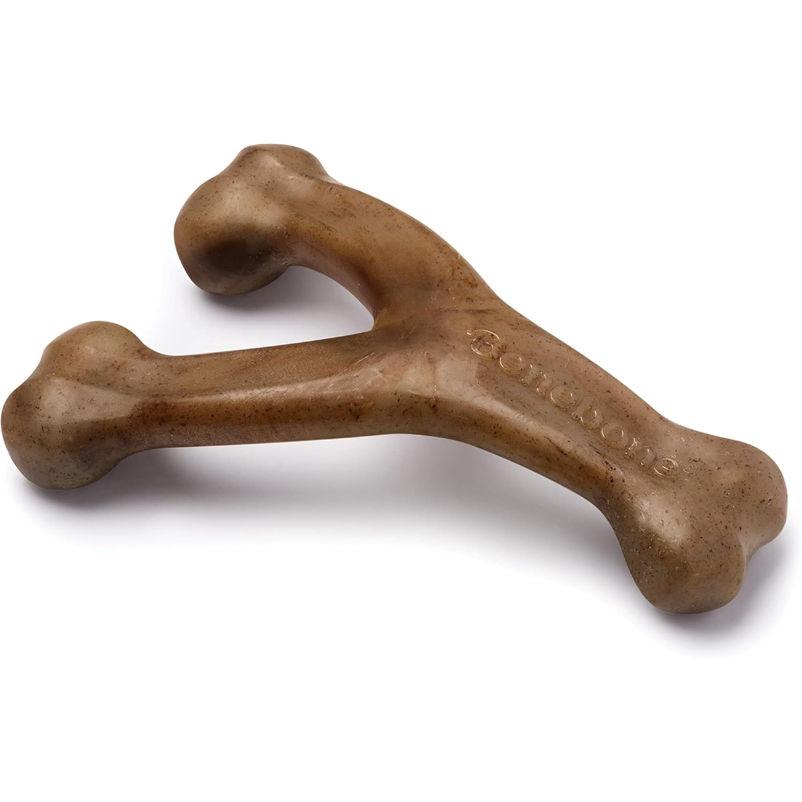 Benebone Wishbone mordedor duradero para perros activos, ideal para mordidas intensas.